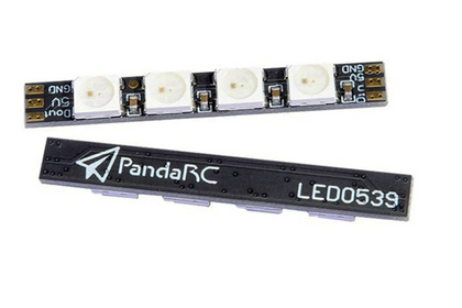 LED module PandaRC 0539 5V RGB. 4 strips of 4 LEDs each