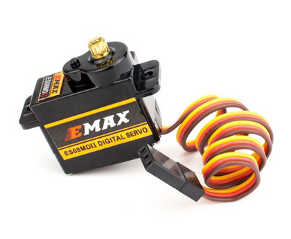 EMAX ES08MD II 12G digital servo drive with metal gearbox