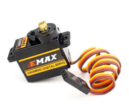 EMAX ES08MD II 12G digital servo drive with metal gearbox