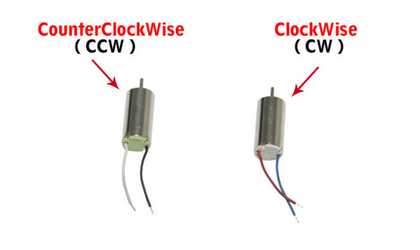 Motors for Cheerson CX-10 CX-10A mini quadcopter. Pair