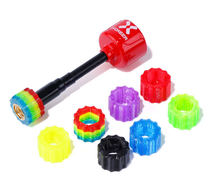 SMA antenna connector attachment kit, multicolored 3D printing