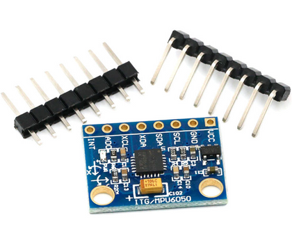 GY-521 6DOF accelerometer and gyroscope on MPU-6050 chip