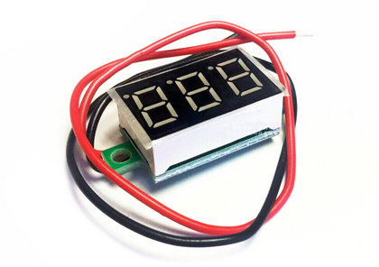 DC 0-30V digital voltmeter with 0.36