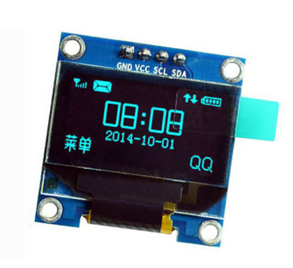 OLED LCD 128x64 0.96'' I2C blue