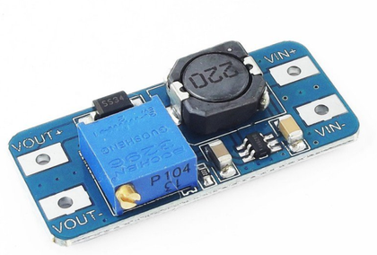 DC-DC voltage booster regulator MT3608. Booster up to 28V current 2A