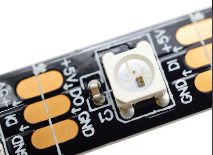 RGB LED strip WS2812B with epoxy insulation