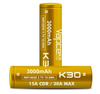 Vapcell K30 18650 3000mah 15A/30A battery without protection