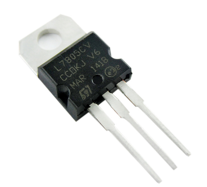 L7805cv 5 volt step-down voltage regulator chip