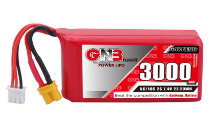 GNB 3000mAh 2S 7.4V 5C LiPo XT30 Battery