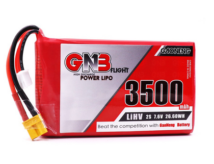 GNB 3500mAh 2S 7.6V 2C HV LiPo Battery