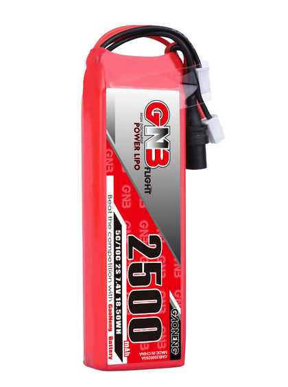 GNB 2500mAh 2S 7.4V 5C LiPo 2S 2500mAh Battery