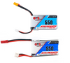 GNB 550mAh 2S 7.4V 80C XT30 JST Battery