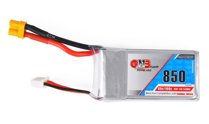 GNB 850mAh 2S 7.4V 80C XT30 Battery