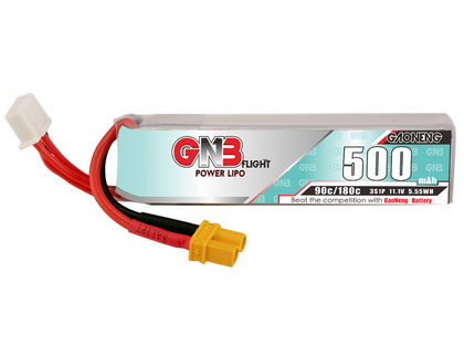 GNB 500mAh 3S 11.1V 90C LiPo XT30 Battery