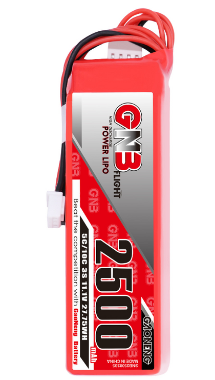 GNB 2500mAh 3S 11.1V 5C 5C LiPo Battery