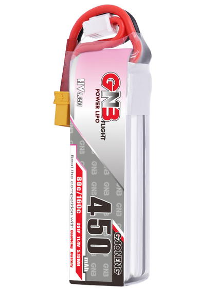 GNB 450mAh 3S 11.4V 80C HV LiPo Battery