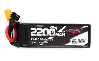 CNHL Black Series 2200mAh 4S 14.8V 40C Lipo XT60 Battery