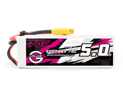 CNHL G+Plus 5000mAh 14.8V 4S 70C Lipo Battery with XT90