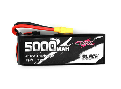 CNHL Black Series 5000mAh 14.8V 4S 65C Lipo Battery with XT90