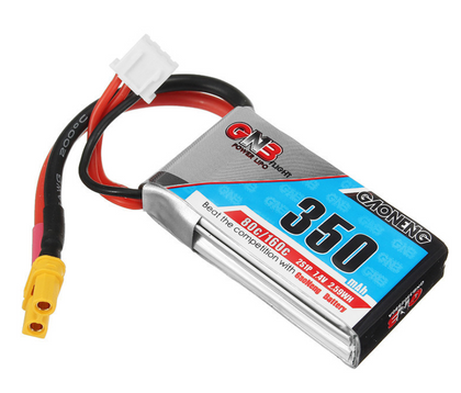 GNB 350mAh 2S 7.4V 80C XT30 Battery