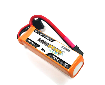 CNHL MiniStar HV 450mAh 11.4V 3S 70C Lipo XT30 battery