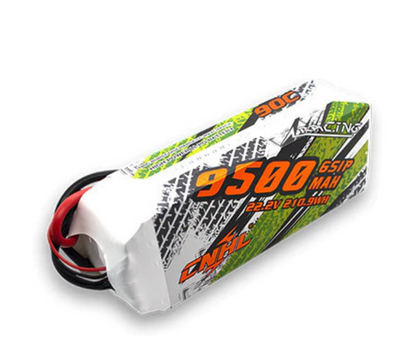 CNHL Racing Series 9500mAh 22.2V 6S 90C Lipo XT90 Battery