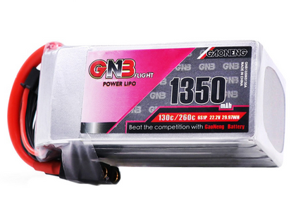 GNB 1350mAh 6S 22.2V 22.2V 130C LiPo Battery