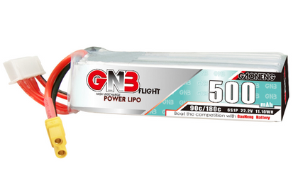 GNB 500mAh 6S 22.2V 90C 90C XT30 Battery