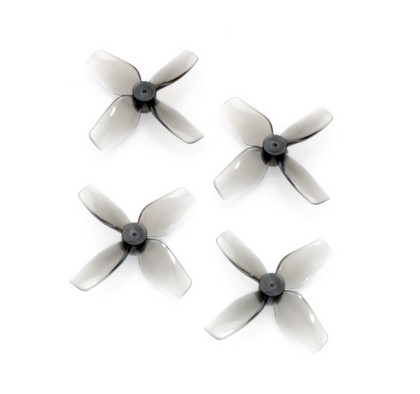 HQProp Micro Whoop Grey 40mm 4 blade propellers. 2 pairs CW/CCW