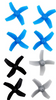 JJRC-H36 4-blade propellers. 2 pairs CW/CCW