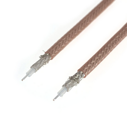 RG316D coaxial antenna cable with double shielding. 1 meter