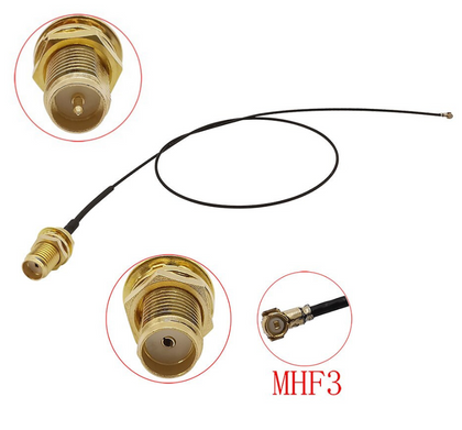 IPEX MHF3 Antenna Extender to SMA/RP-SMA