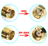 SMA, RP-SMA 45 degree angle adapters