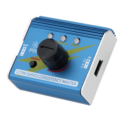 G.T. Tester. PowerRC for servo drives and ESC speed controllers in aluminum case