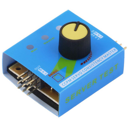 Tester for servo drive and ESC speed controllers