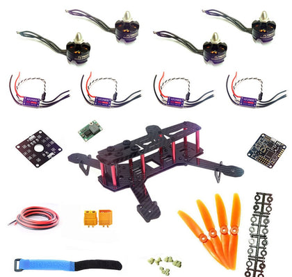 FPV quadcopter assembly kit ZMR250, FlyMod M2204, FlyMod BLHeli, Naze32