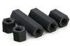 M3 Female to Female black nylon standoffs