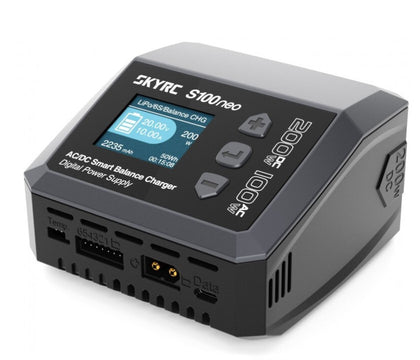 SkyRC S100 Neo LiPo 1-6s 200W AC/DC charger