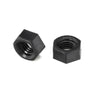 Nylon nuts M2, M3 black