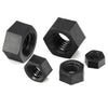 Nylon nuts M2, M3 black