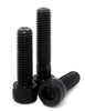 Steel hexagonal bolts M2 black