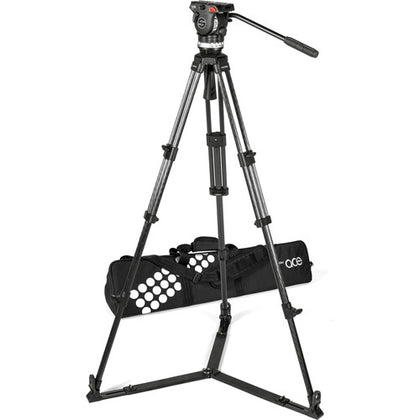 Sachtler Ace XL Tripod System with CF Legs & Ground Spreader (75mm Bowl) (Used gear)