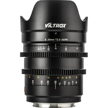 Viltrox S 20mm T2.0 Cine Lens for Sony E-mount Camera