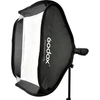 Godox S-Type Bowens Mount Flash Bracket with Softbox Kit (19.7 x 19.7