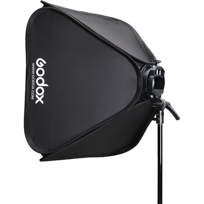 Godox S2 Speedlite Bracket with Softbox & Carrying Bag Kit (23.6 x 23.6