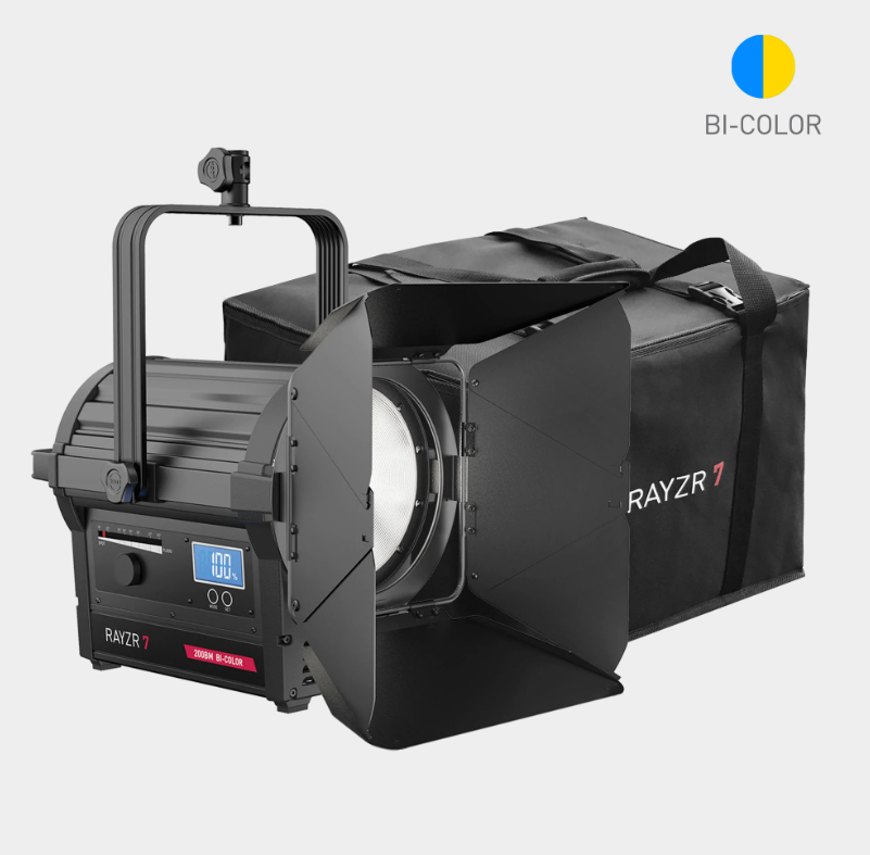RAYZR 7 フレネルライト 300W デイライトケース付 RAYZR 7 200 Bi-Color - Premium Kit – skillvision.eu